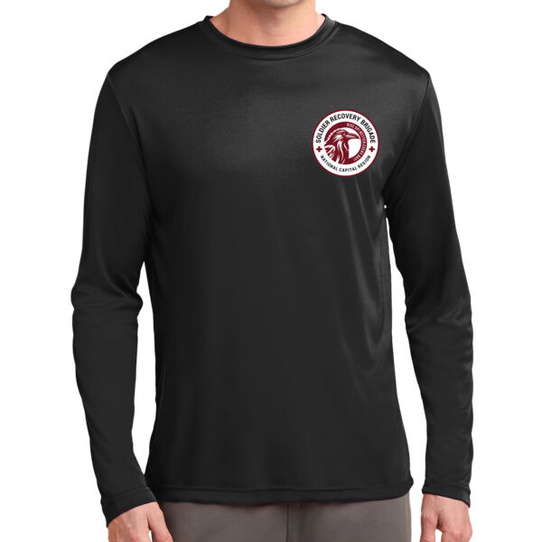 Soldier Recovery Black Shield  - Long Sleeve PosiCharge ® Competitor Tee Thumbnail