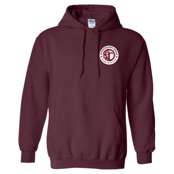 Soldier Recovery Black Shield  - Unisex Heavy Blend™ Hooded Sweatshirt Thumbnail