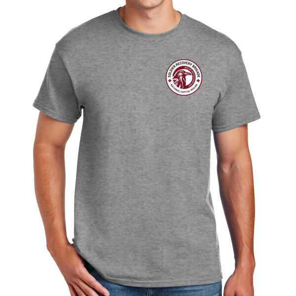 Soldier Recovery White Shield - DryBlend ® 50 Cotton/50 Poly T Shirt Thumbnail